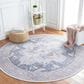 Safavieh Serapi 6"7" Round Charcoal and Ivory Area Rug, , large
