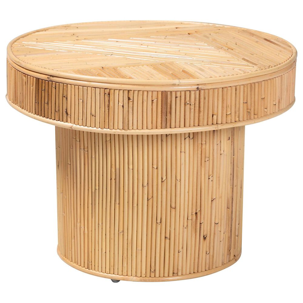 Baxton Studio Iryna End Table in Natural, , large