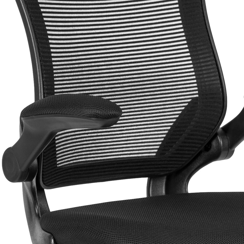 Flash Furniture Drafting Chair in Black, , large