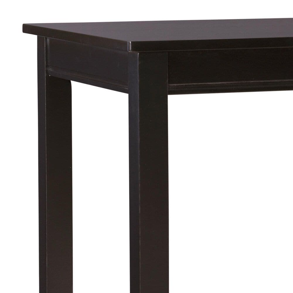 Linon Home Decor Claridge Counter Height Pub Table in Jet-Black - Table Only, , large