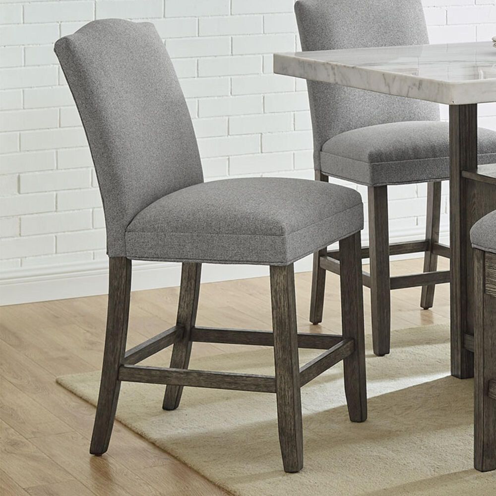 Crystal City Grayson Counter Height Stool in Driftwood Nebraska