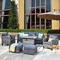 HOMLUX 6-Piece Outdoor Furniture Set in Denim Blue, , large
