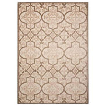 Nourison Aloha 7"10" x 10"6" Cream Indoor/Outdoor Area Rug, , large