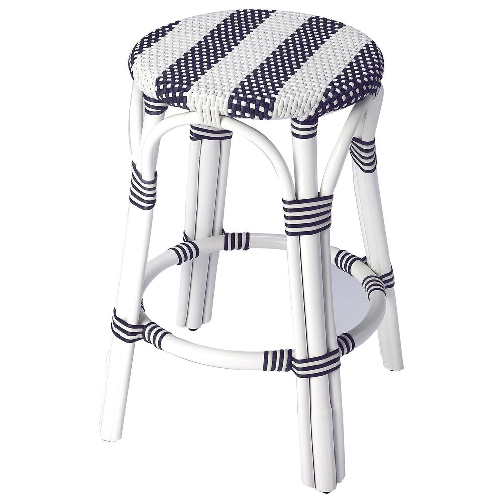 Butler Tobias Counter Stool in White, , large