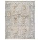 Surya Brunswick Cream, Medium Brown, Light Gray, Light Brown, Charcoal and Mustard 6"7" x 9"6" Area Rug, , large