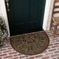 Mohawk Ornamental Estate Chestnut, Chocolate, Hazelnut, Stone, Grey and Olive 1"6" x 2"6" Indoor/Outdoor Door Mat, , large