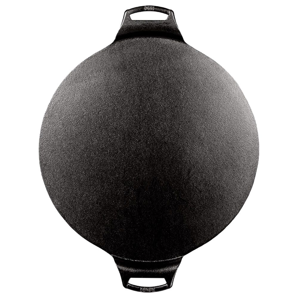 Lodge Seasoned Cast Iron Pizza Pan in Black, , large