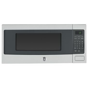 GE Profile Series 1.1 Cu. Ft. Countertop Microwave Oven in Gray and Stainless Steel, , large