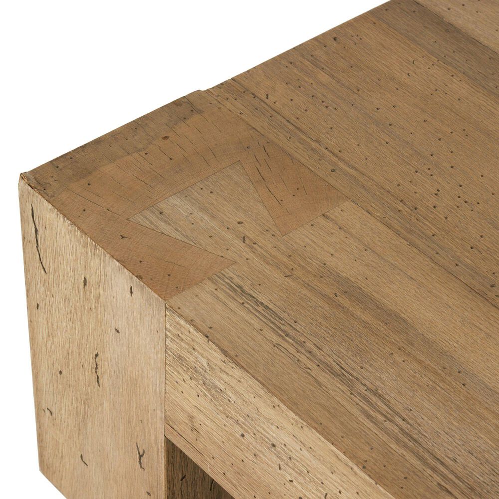 Four Hands Abaso Coffee Table in Rustic Wormwood Oak, , large