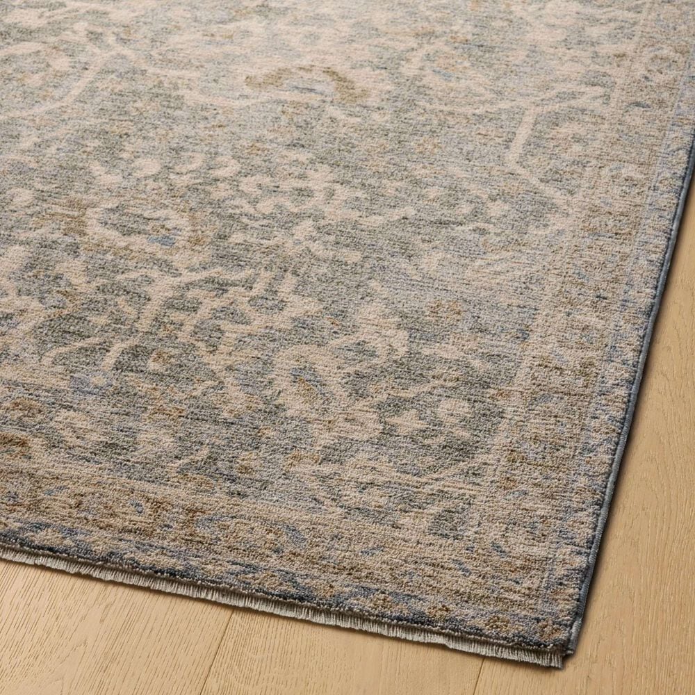 Magnolia Home Junie 11&#39;6&quot; x 15&#39;7&quot; Blue and Natural Area Rug, , large