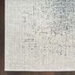 Nourison Grand Street Ivory and Blue 6" x 9" Area Rug, , large