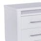 Ashley Jarlee California King Upholstered Bed with Two Nightstands in White, , large