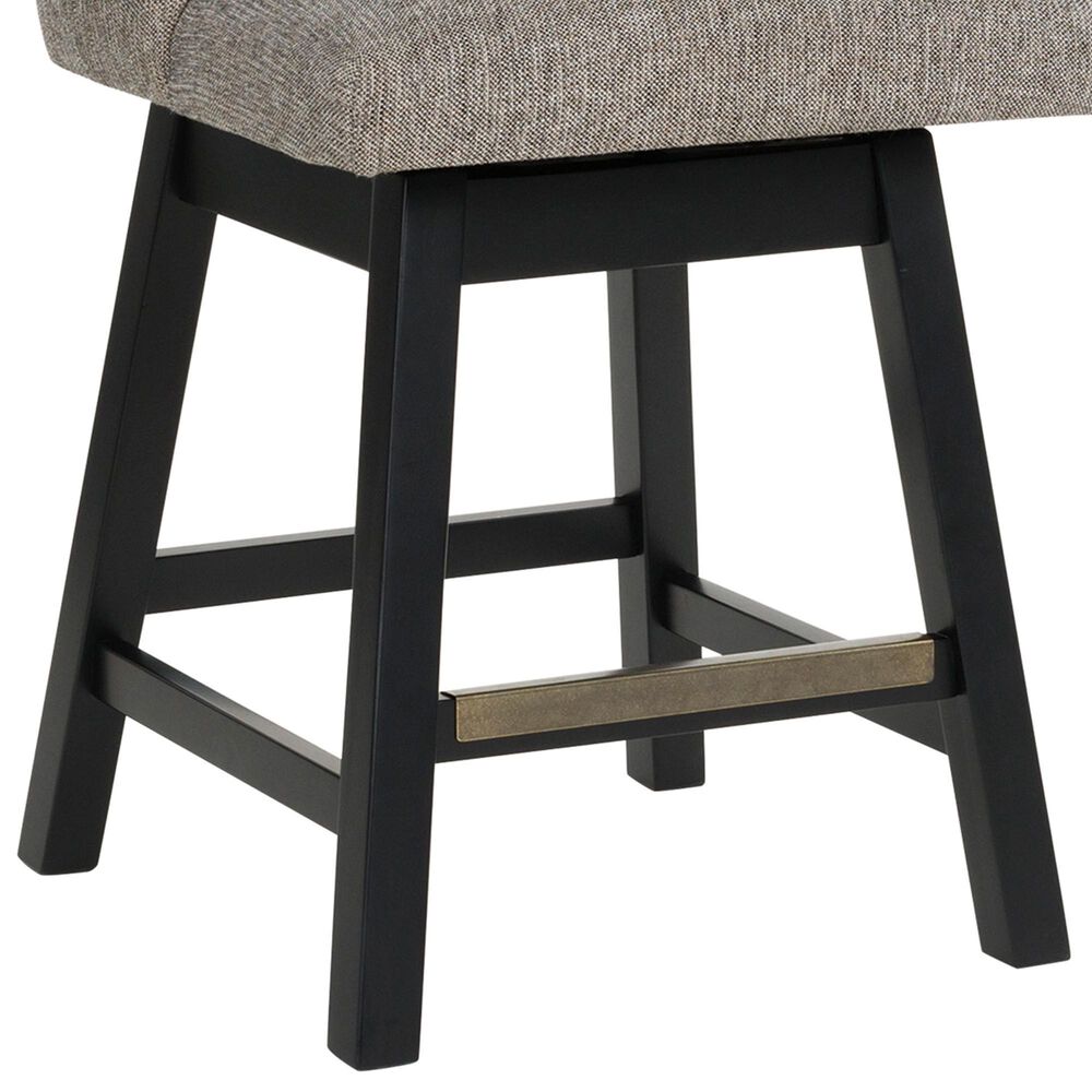 Ashley Neymorton Swivel Bar Stool in Dark Grayish Brown, , large
