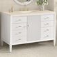 James Martin Vanities Myrrin 48" Vanity in Bright White with 3 cm Eternal Marfil Quartz Top, , large