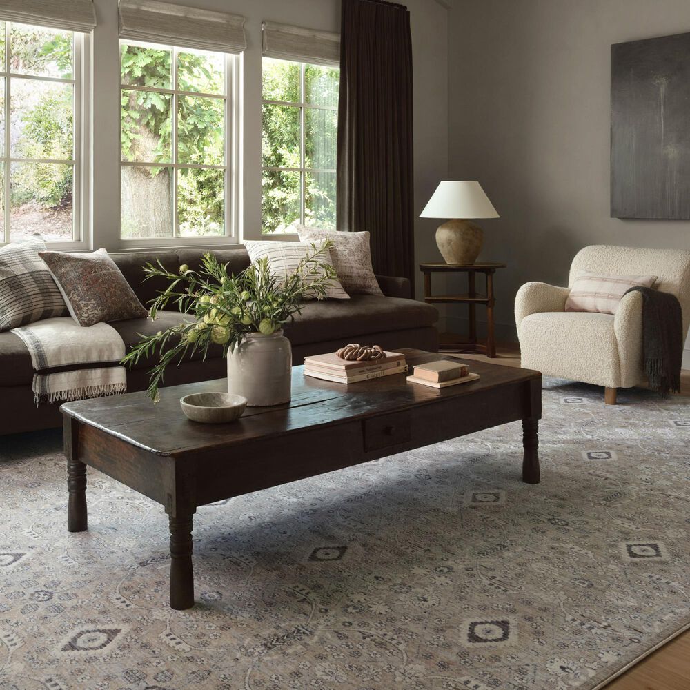 Amber Lewis x Loloi Zuma 9&#39;6&quot; x 13&#39;1&quot; Silver and Sky Area Rug, , large