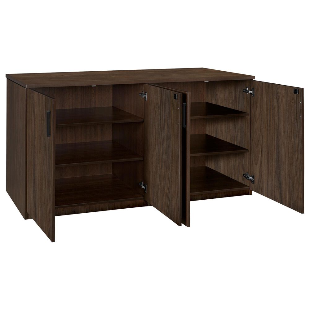 Regency Global Sourcing Legacy 72" Office Storage Cabinet Buffet in Neo Walnut, , large