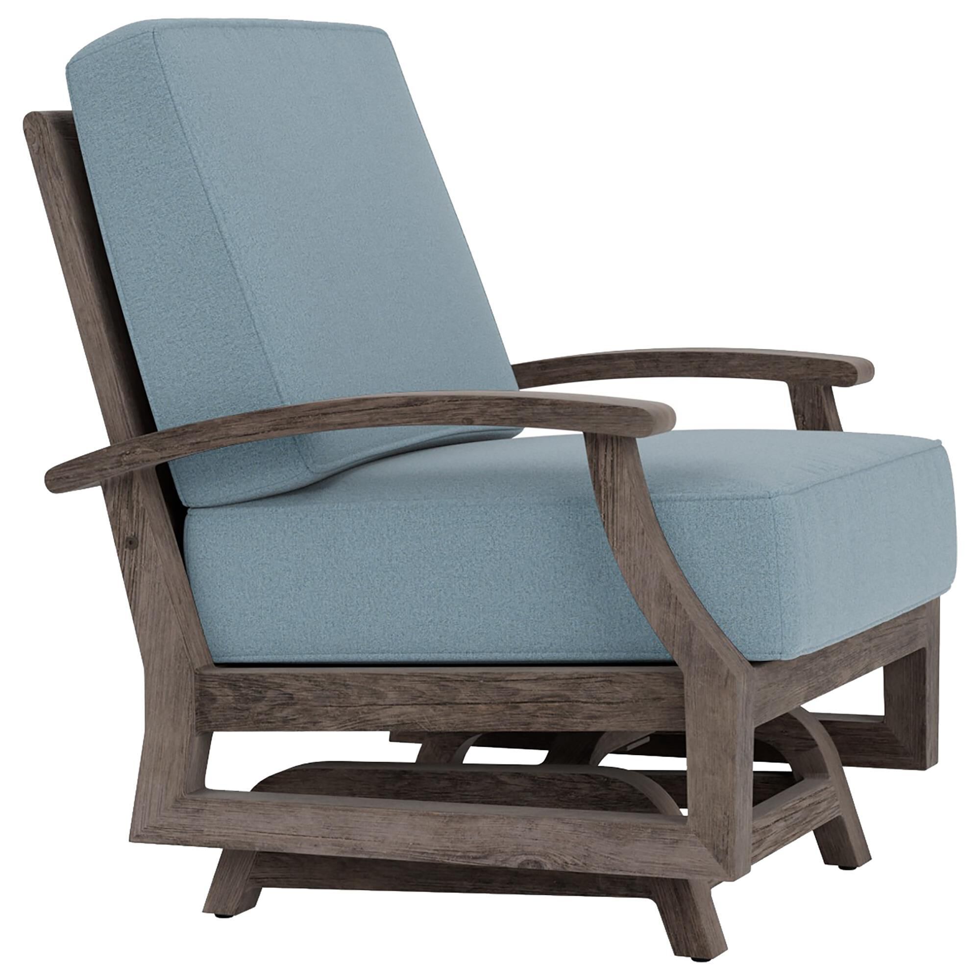 Lloyd Flanders Frontier Spring Rocker Chair in Unearth Mist NFM