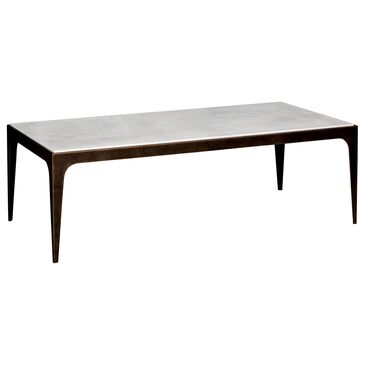 Vanguard Furniture Hancock Cocktail Table in French Brass and Honed Agaria, , large