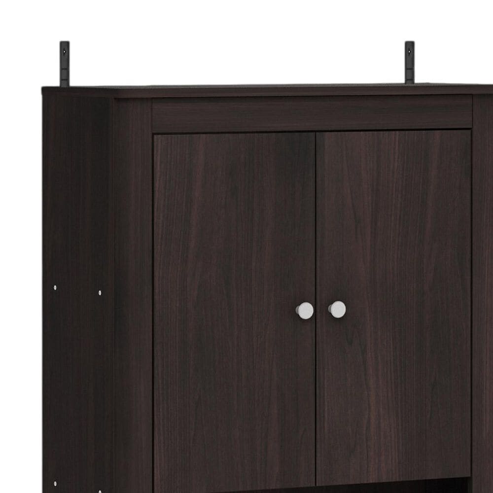 HOMLUX 63" Over the Toilet Storage Cabinet with Double Door and Reinforced Leg in Espresso, , large