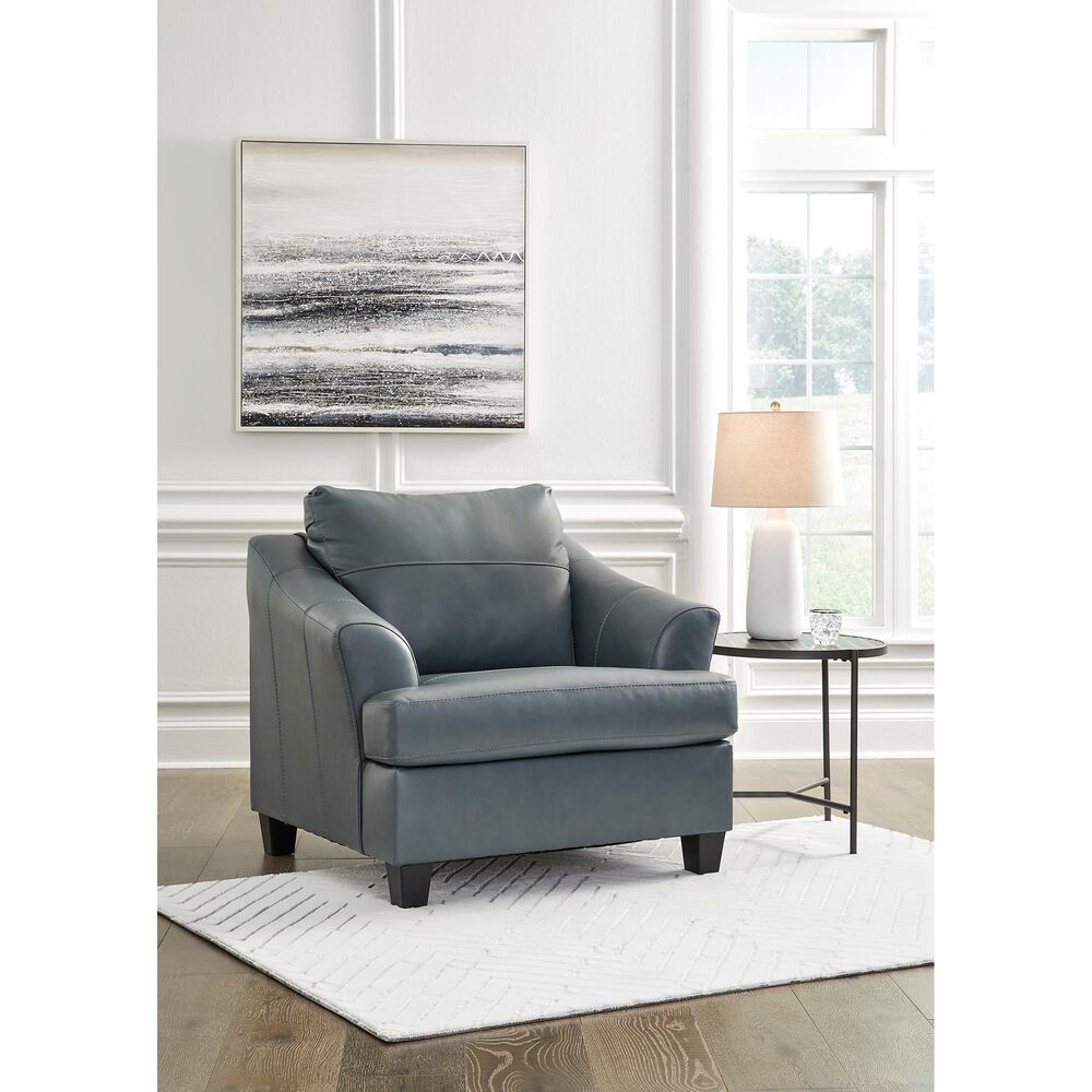 Ashley Genoa Oversized Chair in Steel, , large