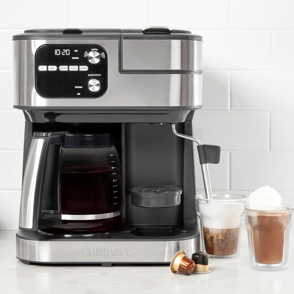 Cuisinart Coffee Center Barista Bar 4-in-1 Coffeemaker in Stainless Steel, , large