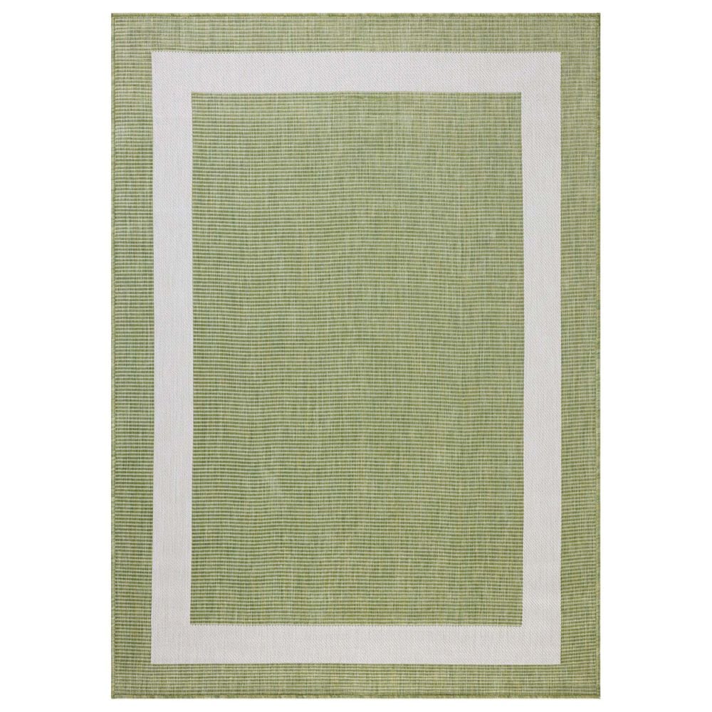 Loloi Easton Green and Ivory 2&#39;3&quot; x 3&#39;9&quot; Indoor/Outdoor Area Rug, , large