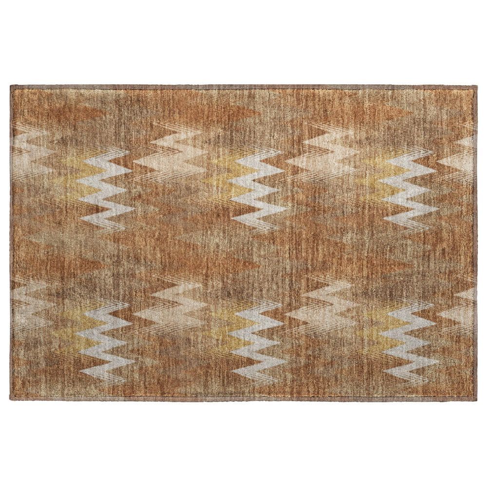 Dalyn Rug Company Soft Essentials Chevron Paprika 2"6" x 3"10" Area Rug, , large