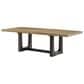 Emerald Home Furnishings Sutton Place Trestle Dining Table in Caramel and Cocoa - Table Only, , large