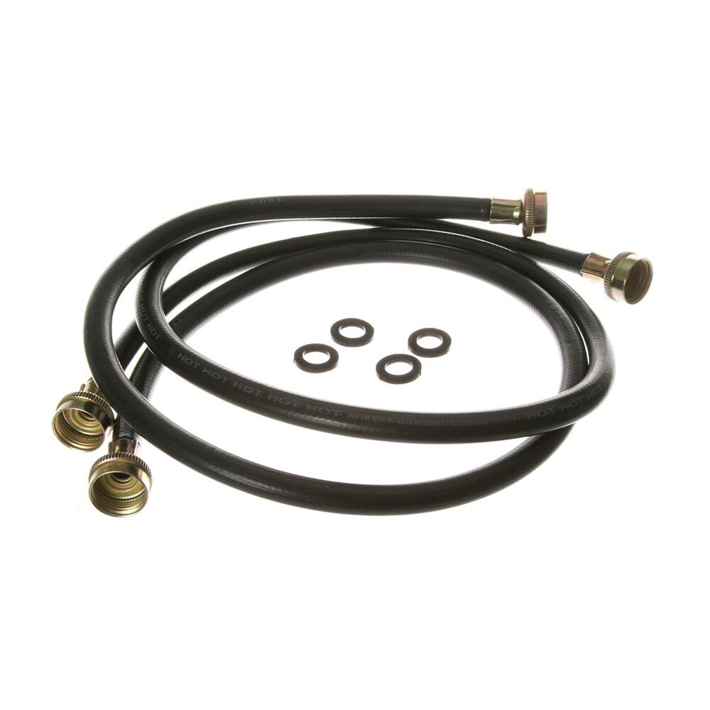 GE Appliances Universal 2 Pack Rubber Washer Hoses, , large