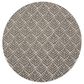 Nourison Aloha 7"10" Round Charcoal Indoor/Outdoor Area Rug, , large