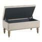 OSP Home Woodbury Flip Top Storage Bench in Linen, , large