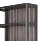 Furniture of America Moyer 5 Shelves Bookcase in Black and Gray, , large