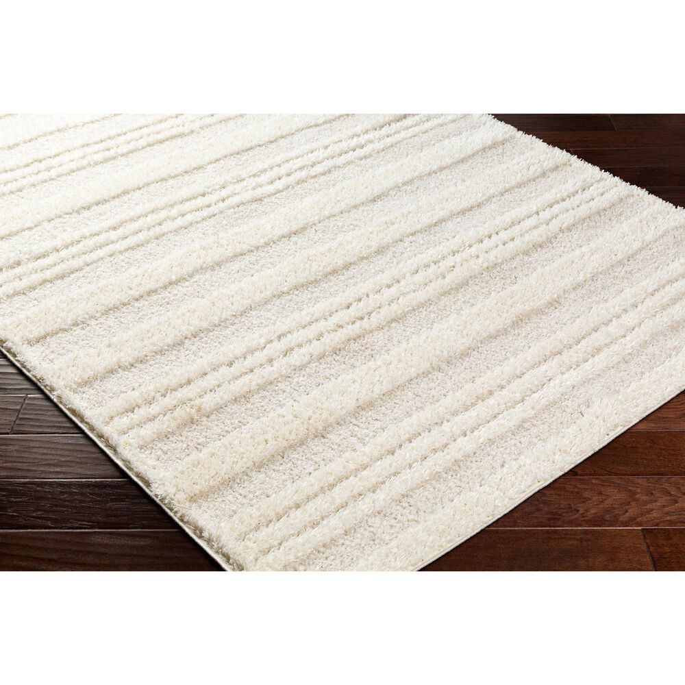 Surya Rodos RDO2318 5&#39;3&quot; x 7&#39; Beige and White Area Rug, , large
