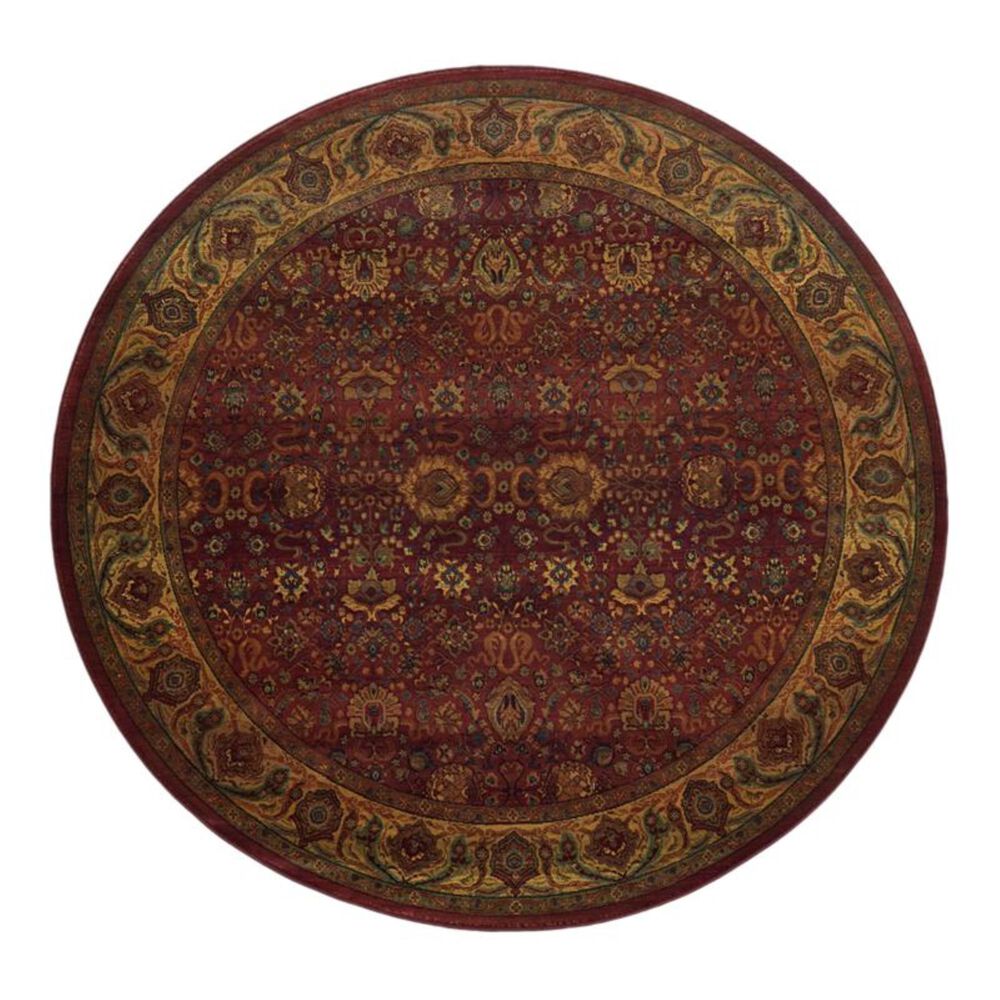 Oriental Weavers Kharma 332C 6" Round Red Area Rug, , large