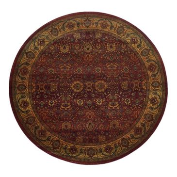 Oriental Weavers Kharma 332C 6" Round Red Area Rug, , large