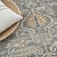 Nourison Lynx 12" x 15"9" Navy and Multicolor Area Rug, , large