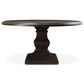 Home Trends & Design Nimes 60" Round Dining Table in Vintage Brown - Table Only, , large