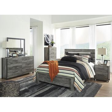 Signature Design by Ashley Cazenfeld Queen Panel Headboard in Rustic Warm Gray, , large