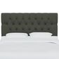 Skyline Furniture Queen Headboard in Velvet Pewter, , large