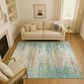Dalyn Rug Company Lumara Seafoam 10" x 14" Indoor/Outdoor Area Rug, , large