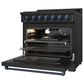 Thor Kitchen Gordon Ramsay 6 Cu. Ft. Professional Liquid Propane Range with Blue Handle Kit in Black, , large