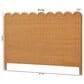Baxton Studio Maritza King Standalone Headboard in Light Honey, , large
