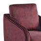 Lifestyle Solutions Lydia Swivel Accent Chair in Plum, , large