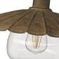 Golden Lighting Clemence 1-Light Flush Mount in Dark Rust, , large
