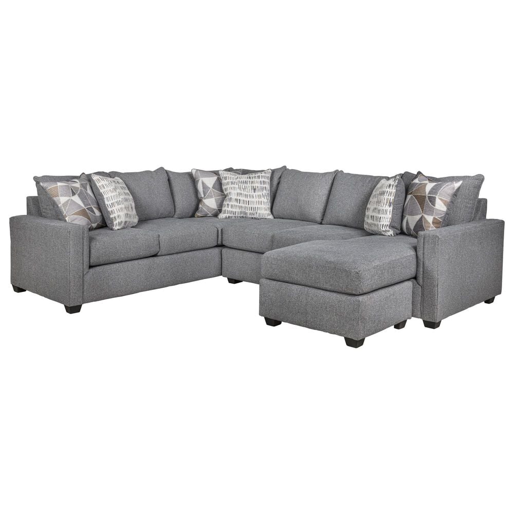 Northwestern Scout 2-Piece Sectional in Ash Gray, , large