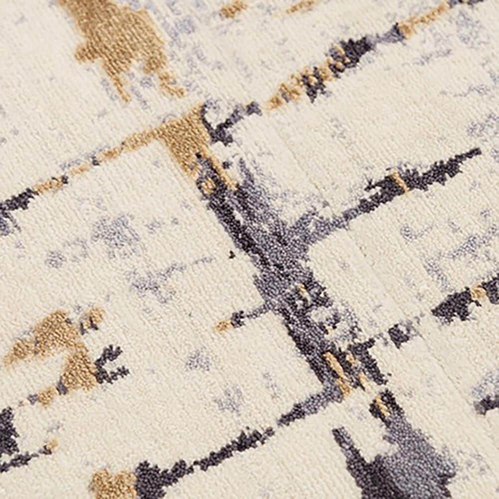 RIZZY Bolero 2&#39; x 3&#39; Dark Slate Gray, Beige and Ivory Area Rug, , large