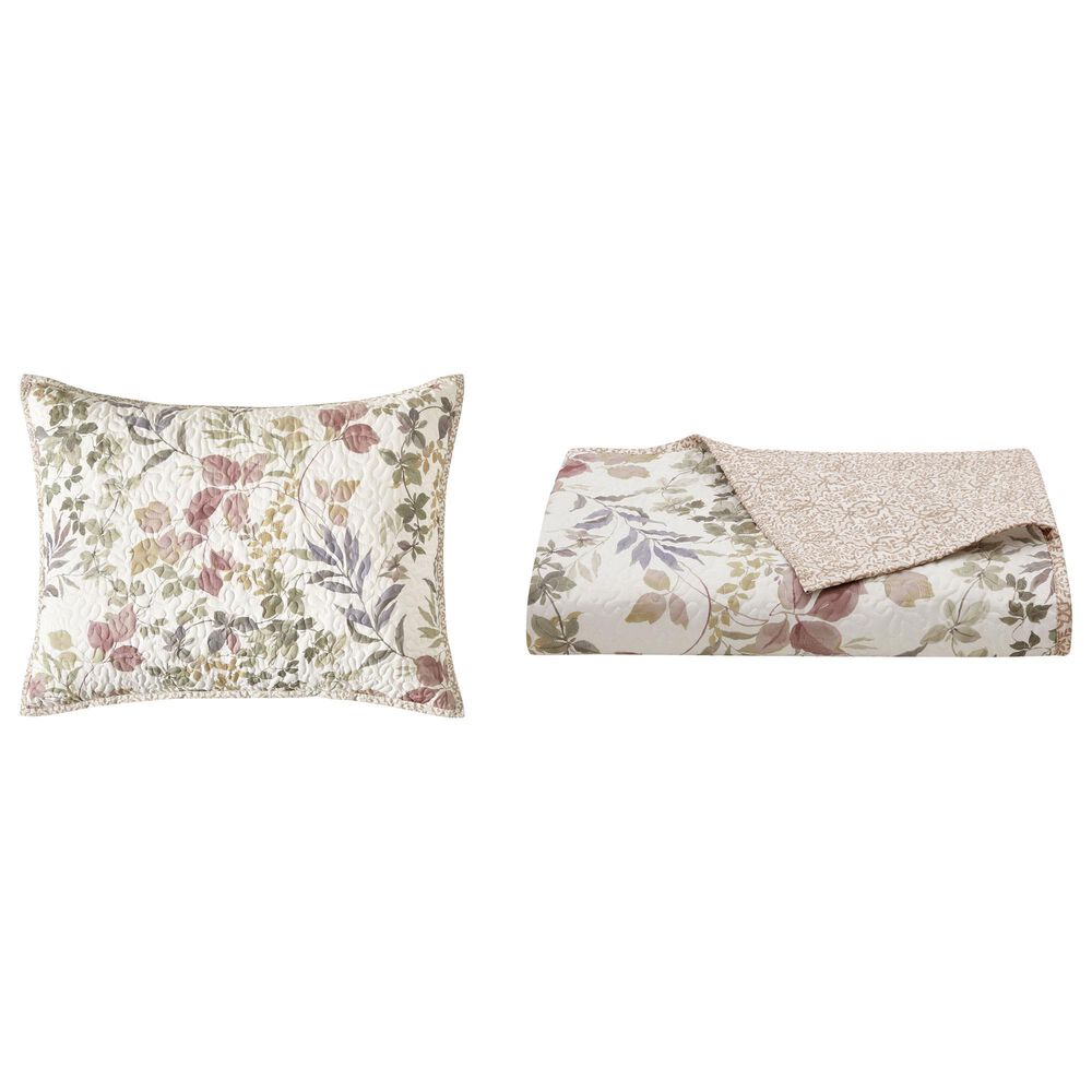 Royal Court Rosewood 2-Piece Twin/Twin XL Quilt Set in Rose, , large