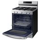 Samsung 2-Piece Kitchen Package with 6.0 Cu. Ft. Freestanding Gas Range and Bespoke 2.1 Cu. Ft. Over-the-Range Microwave in Fingerprint Resistant Stainless Steel, , large