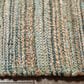 L&R Resources Natural Fiber 2"6" x 7"9" Teal Runner, , large