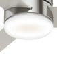 Hunter Minimus Low Profile 44" Ceiling Fan with LED Light in Brushed Nickel, , large